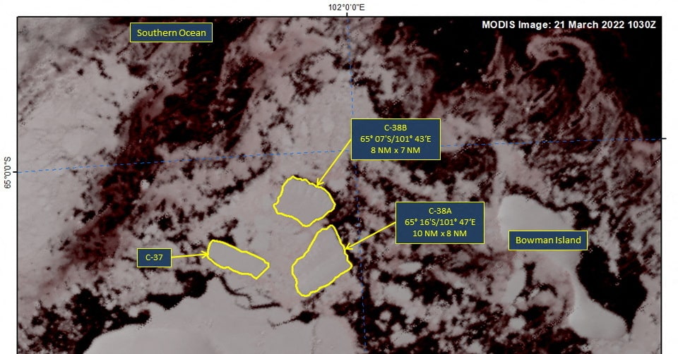 Satellite imagery shows Antarctic ice shelf crumbling faster than thought